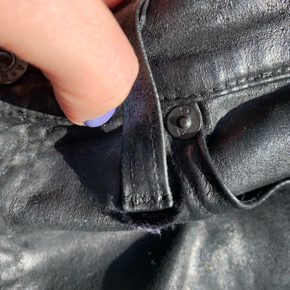 AG The Legging Coated Black Jeans size 27 - Picture 7 of 9